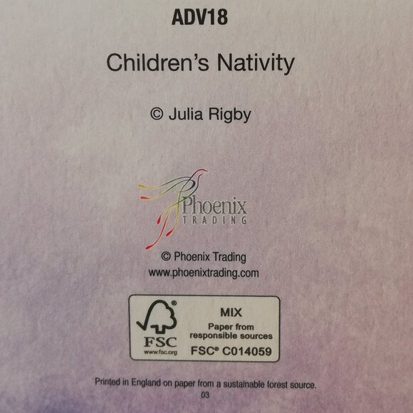 Phoenix Trading Advent Calendar Children's Nativity School Christmas Play - Picture 9 of 9